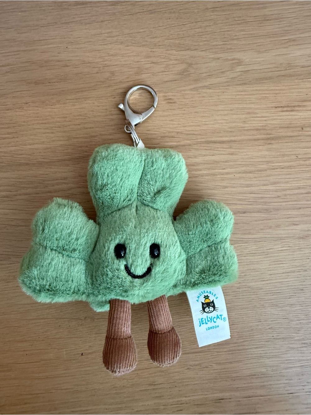 Jellycat Shamrock Bag Charm